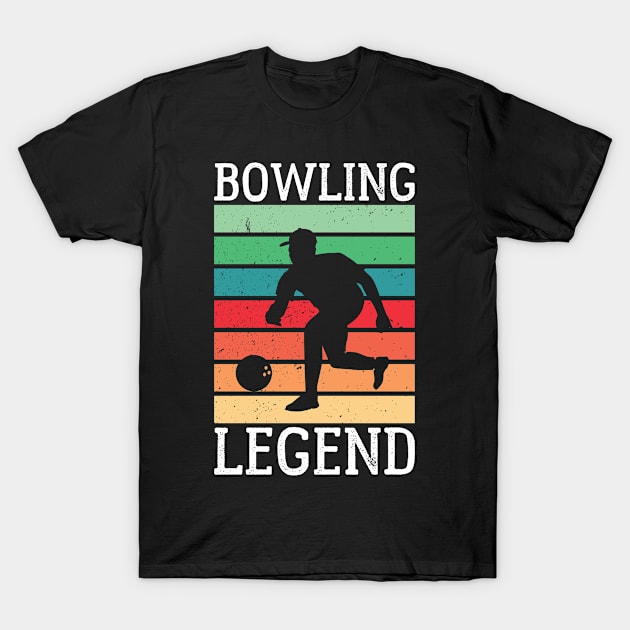 Bowling Legend T-Shirt by CrissWild